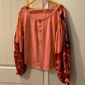 Free People Long Sleeve Top